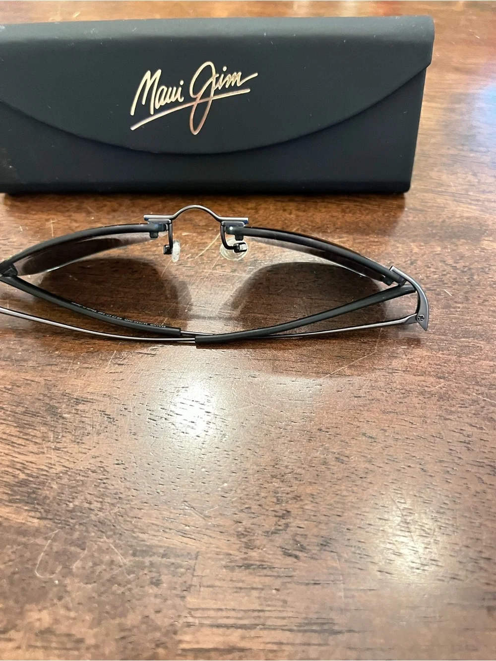Maui Jim Ohai B334-02D Polarized Blue Hawaiian rimless sunglasses